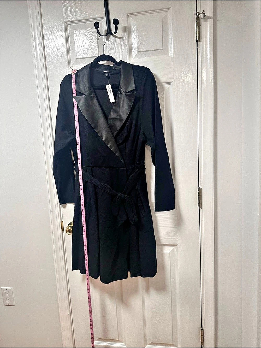 Torrid Tuxedo Black Dress Size 20 NWT
